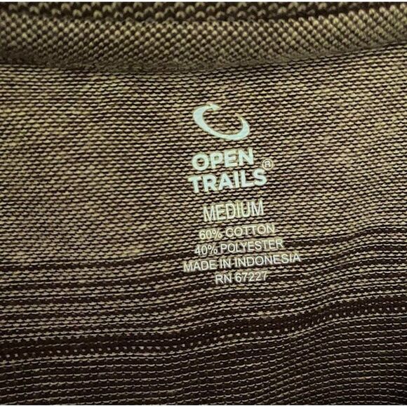 Open Trails Polo Golf Shirt Mens Size Medium - Picture 4 of 7